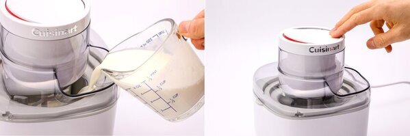 コンパクトでも容量たっぷり！手作りアイスがボタン1つで作れる　クイジナート「アイスクリームメーカー」2025年2月下旬発売