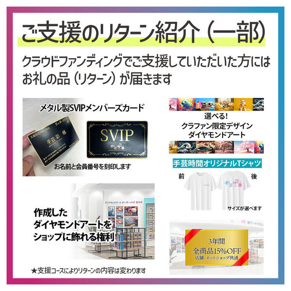 モール初※ダイヤモンドアートショップ1号店を「イオンモール浜松志都呂」にオープン　2月3日にクラウドファンディングを開始