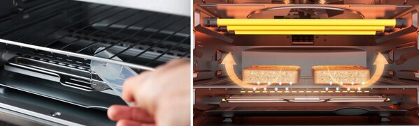 「ピザストーン」付属でいつもの冷凍ピザが感動の美味しさに　クイジナート「エアフライ オーブントースター」新モデルが3月中旬発売