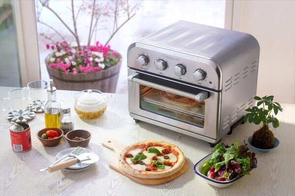「ピザストーン」付属でいつもの冷凍ピザが感動の美味しさに　クイジナート「エアフライ オーブントースター」新モデルが3月中旬発売