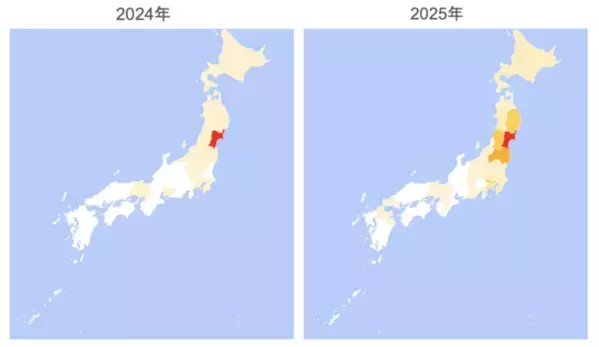 2025年全国の蛇を祀る神社で初詣客はどれくらい増えたか　ブログウォッチャーが人流データで調査した結果をお知らせ