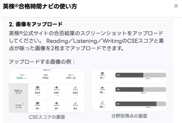 英検(R)合格発表！不合格…でも、次こそは！勉強時間の目安が分かれば、合格への道が見える！完全無料＆登録なしで使えるツール「合格時間ナビ」公開