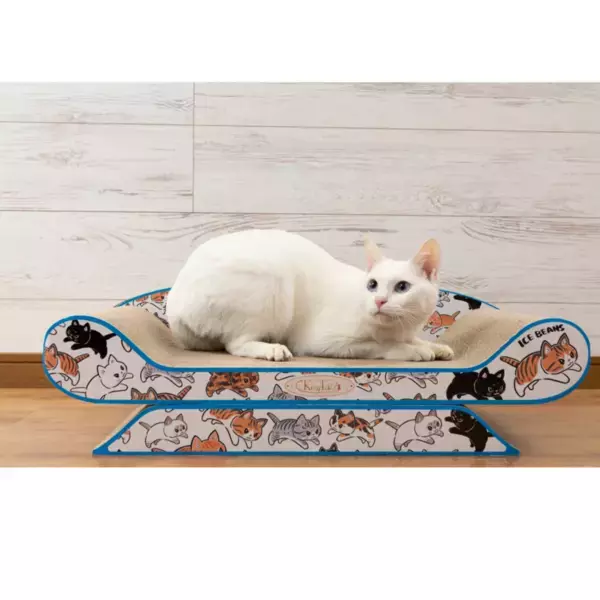 人気の飛び猫イラストが爪とぎに！猫をダメにする「にゃんネイルソファー 飛び猫」2月22日(猫の日)発売！