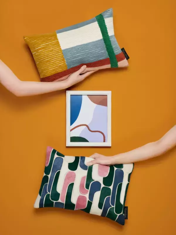 ジアスオリジナルブランド「Carpe Diem」インドの手仕事の魅力が光るラグ＆クッションが2/20発売！