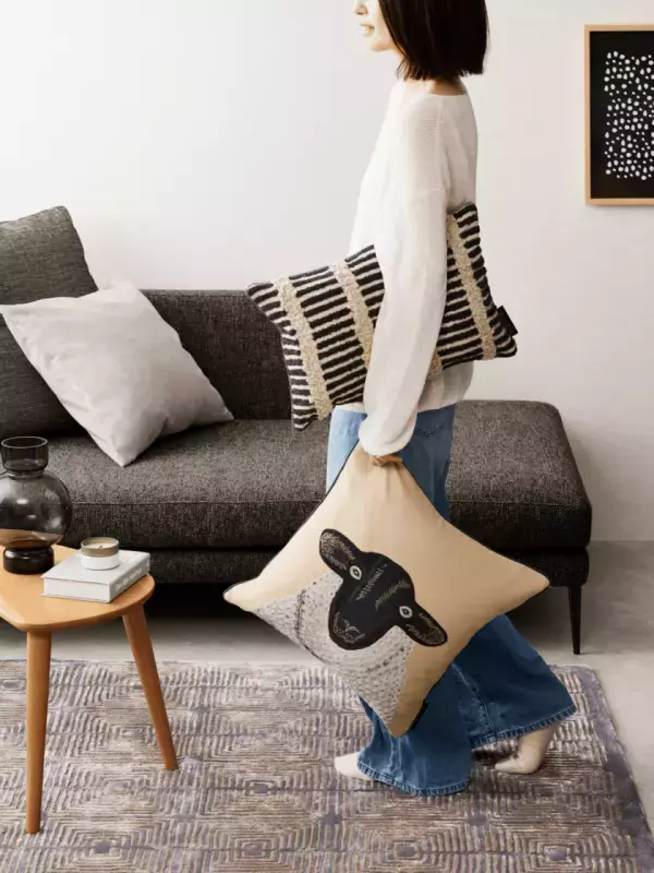 ジアスオリジナルブランド「Carpe Diem」インドの手仕事の魅力が光るラグ＆クッションが2/20発売！