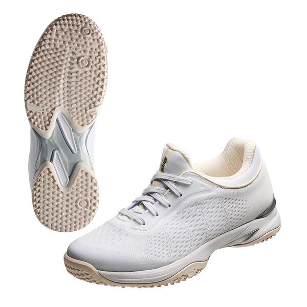 元プロテニスプレーヤー杉山愛氏監修の女性専用テニスシューズ「VENUSMASH」を3/8発売　女性らしい白を基調としたデザイン