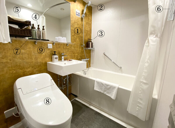 【京都山科 ホテル山楽】客室バスルームのリニューアルが完了　全室にReFaシャワーヘッドを完備で優雅なバスタイムをご提供