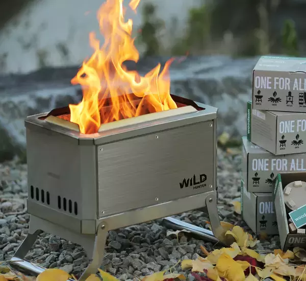 韓国グリルブランドGGUBUSの3次燃焼焚火台「WILD HUNTER」が応援購入サイトMakuakeにて目標金額1,000％を達成