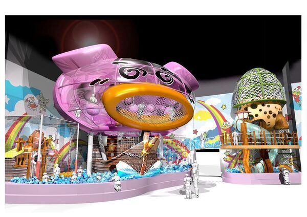 ベビースターラーメンのテーマパーク“おやつタウン”新アトラクション「超ドデカイブタメンくんアドベンチャー」が誕生！！