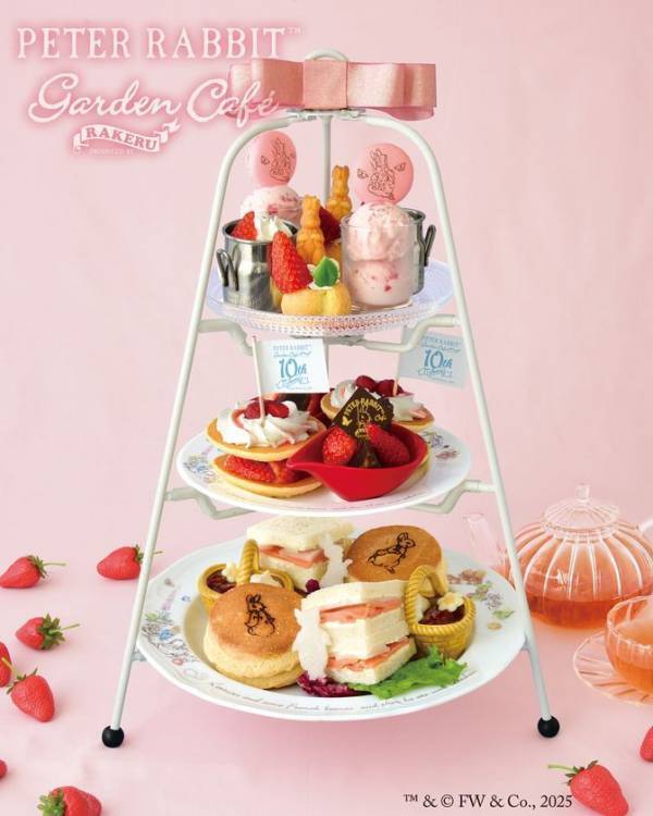ピーターラビット(TM)ガーデンカフェが10周年！3/19(水)からスペシャルメニュー登場やイベントも開催予定！