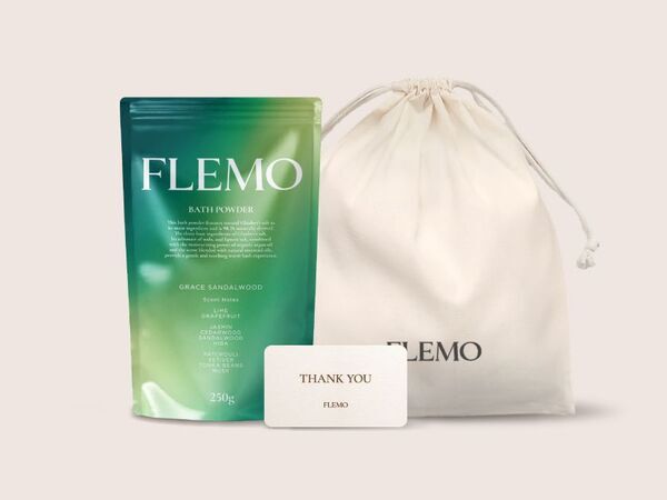 FLEMOから母の日に贈りたいギフトが登場！ミニサイズ「香温浴バスパウダー250g」ギフトセットを新発売
