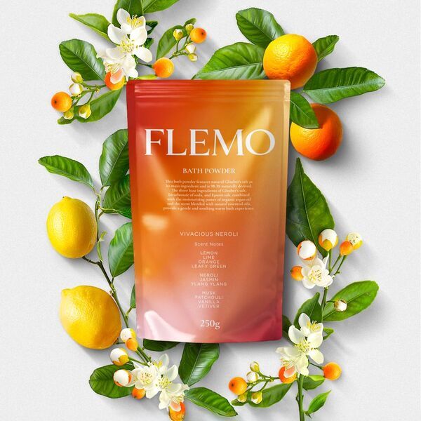 FLEMOから母の日に贈りたいギフトが登場！ミニサイズ「香温浴バスパウダー250g」ギフトセットを新発売