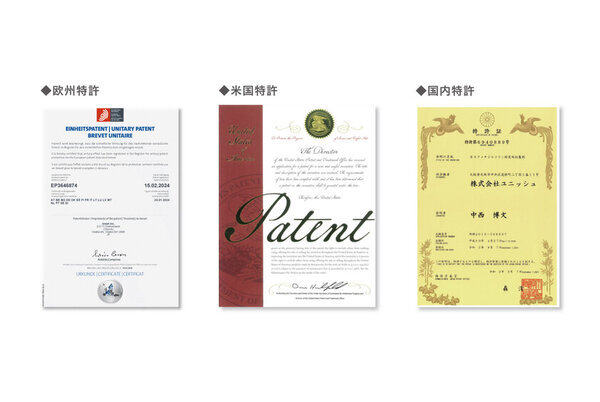 ユニッシュ、「貼るだけエクササイズ　カーブシート」の開発で国内・米国特許に続き、欧州特許を取得！