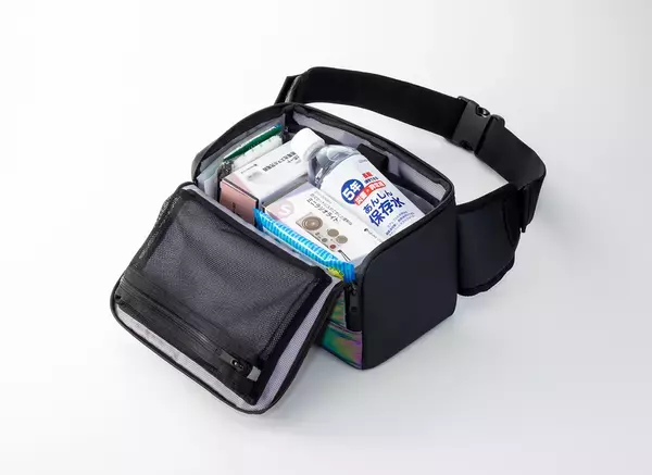 ゲーミングチェア脚部に装着できるウエストポーチ型防災バッグ　5L／8Lの「ゲーミング防災バッグ」の先行販売を3月9日より開始