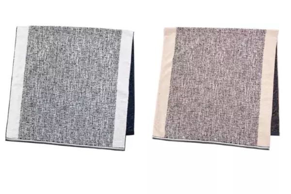 伝統技術が生み出す質感とツイード調の上品な色合いの融合　「ミッシュ 今治ブランケット・タオルケット」を発売！