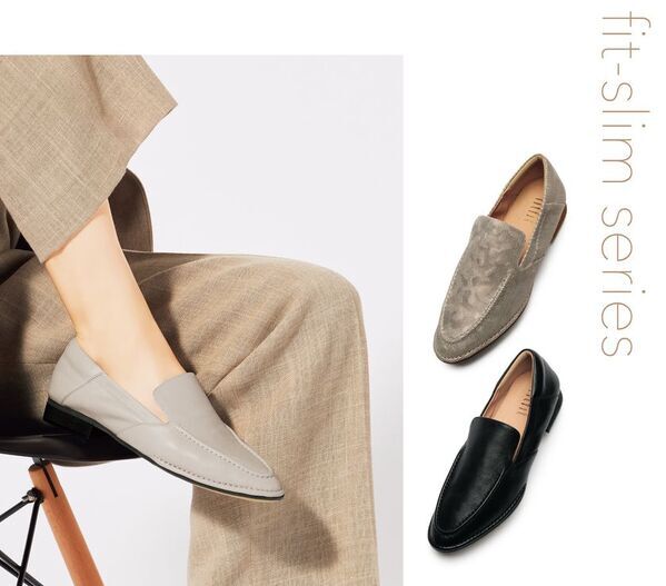 外反母趾にもやさしい靴「fitfit／フィットフィット」　もうかかとはパカパカさせない。新コンセプトのフラットシューズが3月上旬発売