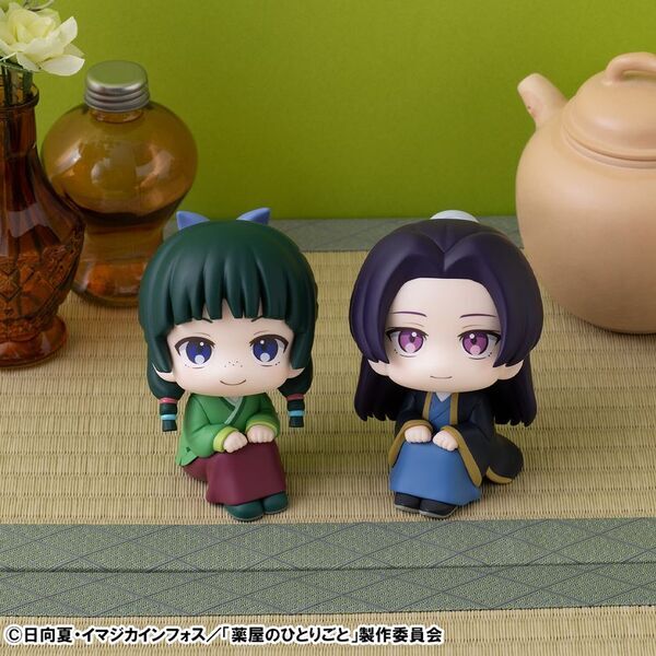 『薬屋のひとりごと』の猫猫と壬氏が見上げ＆おすわりポーズのフィギュアシリーズ「るかっぷ」に初登場！