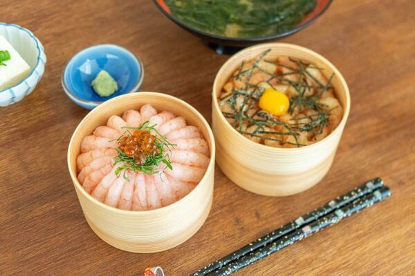 お食事処「濱の四季」、福井の海・山の幸を使用した新メニュー「若狭牛濱丼」「ふくい甘えび丼」を3/8より販売開始