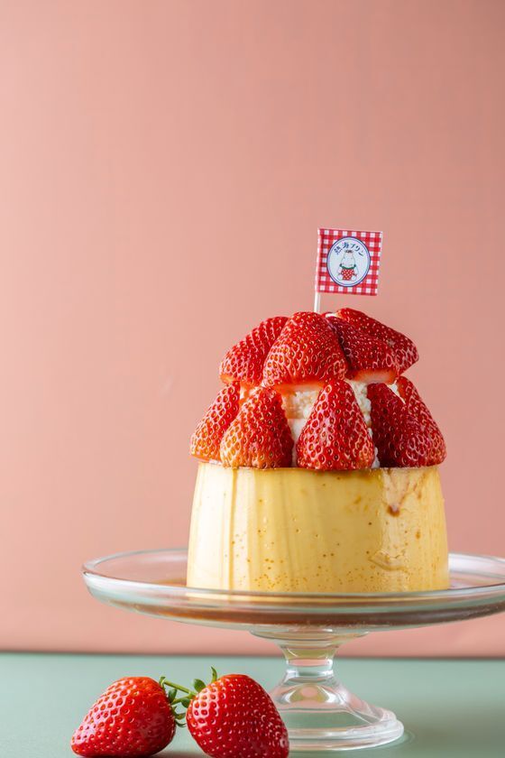 【熱海プリン】いちご、とろける、春が来た☆熱海プリン全店でいちごまみれの「いちごフェア」を開催