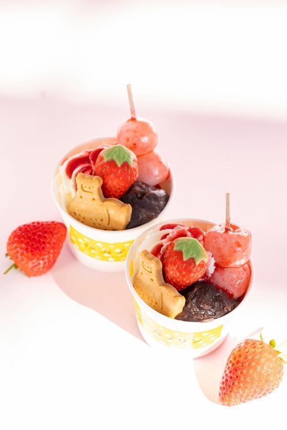 【熱海プリン】いちご、とろける、春が来た☆熱海プリン全店でいちごまみれの「いちごフェア」を開催
