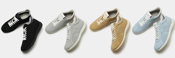 外反母趾にもやさしい靴「fitfit／フィットフィット」トレンドのフラットスニーカーのデメリットである「クッション性の低さ」と「幅の狭さ」を解消　大人世代にやさしいソフトフラットスニーカーを販売開始