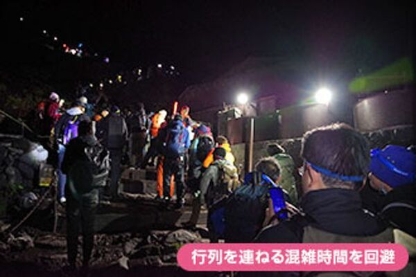 富士登山の新スタイル！？「山頂でのご来光にはこだわらない」渋滞を回避して快適な登山！2025年のツアー募集を開始