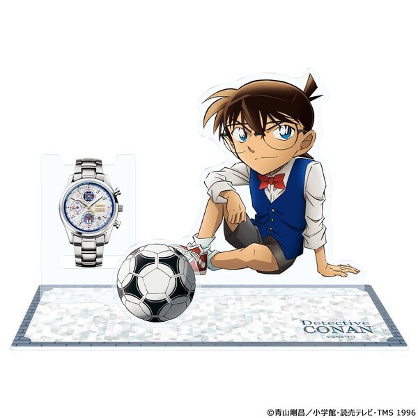 『名探偵コナン』より、コナンをイメージしたクロノグラフが登場！描き下ろしの展示用アクリルスタンド付き