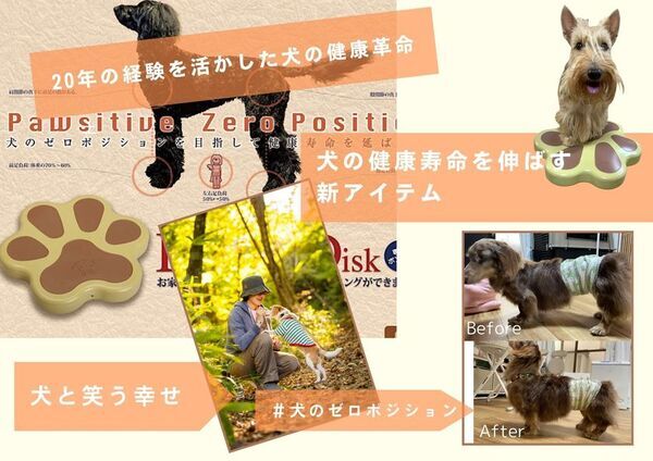 犬の健康革命！ゼロポジション(正しい姿勢)に導く「にくきゅうバランスディスク」CAMPFIREで先行予約販売開始