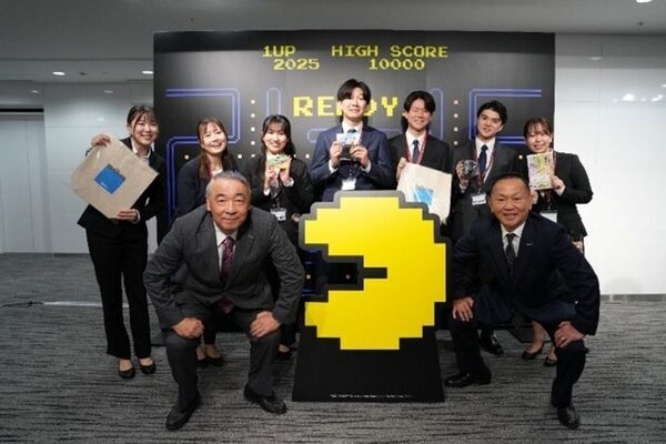 バンダイナムコグループ、新入社員を“「一番くじ」”で祝福　入社式でペリペリ＆ドキドキさせるサプライズ企画を実施