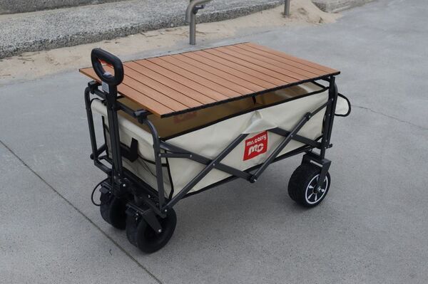 アウトドアや物流現場で荷物運搬を楽にする電動キャリーワゴン　「CAMPFIRE」にて4月25日まで先行予約販売受付