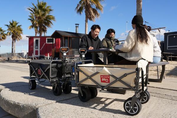 アウトドアや物流現場で荷物運搬を楽にする電動キャリーワゴン　「CAMPFIRE」にて4月25日まで先行予約販売受付