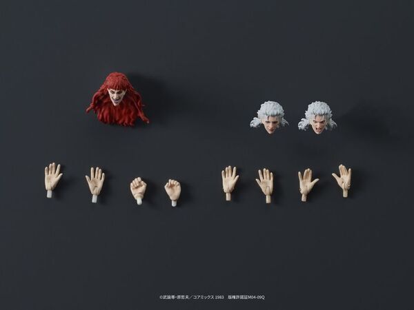 不朽の名作『北斗の拳』より、“ユダ＆レイ(白髪)セット”が約1/24スケールでアクションフィギュア化！2025年7月発売予定