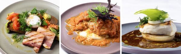 【京都山科 ホテル山楽】和洋6種のメインディッシュ×季節のデザートプレート3種と絶品デリ＆サラダバーのハーフブッフェスタイルでご提供！