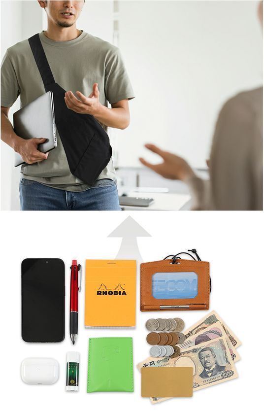 快適なライフスタイルを提案する“abrAsus”から洋服のように着る「お財布ショルダー」が4月2日発売