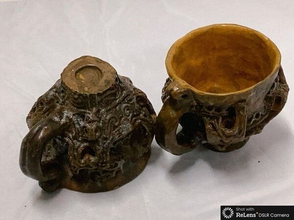 新潟市の老舗ろうそく店にて“縄文・火焔型土器”のぐい呑み・湯呑み・カップ・ビアグラスを4月より販売予約開始！