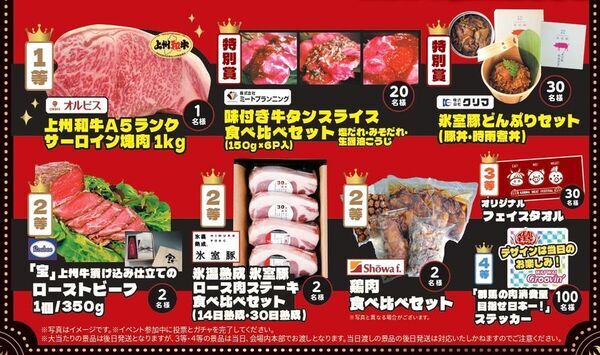 目指せ肉の消費量日本一！33店舗出店「群馬お肉の祭典」を4月12日13日に高崎おもてなし広場にて開催！