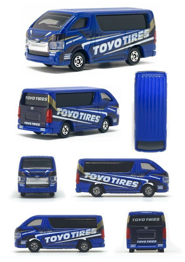 トミカとTeam TOYO TIRES DRIFTのコラボモデル「TOYO TIRES トヨタ ハイエース」が登場！！