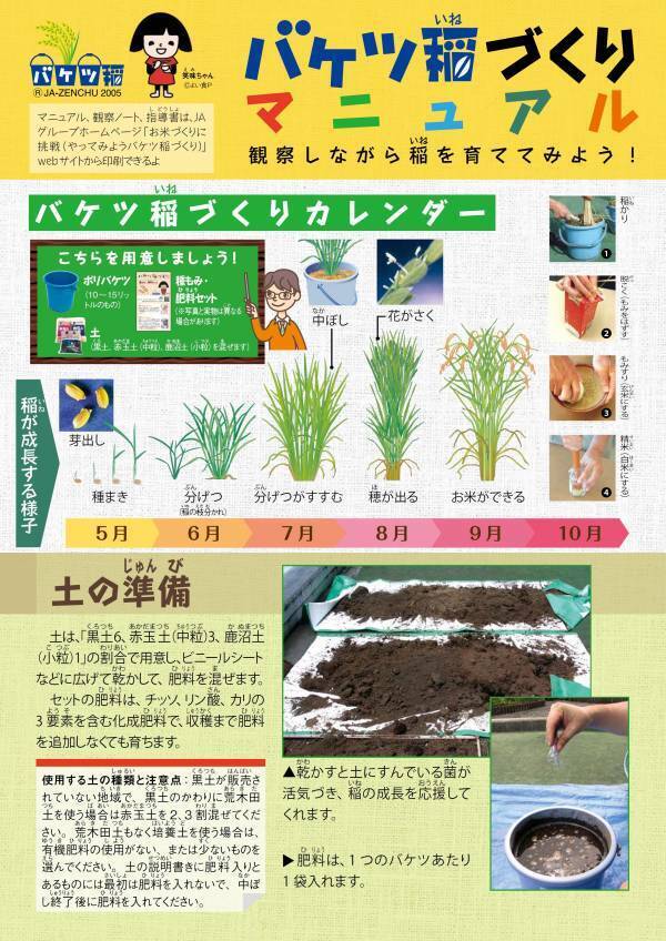 JAグループ『バケツ稲』×『浅草花やしき』コラボ4/28、29　各日先着1000名（小学生以下のこども対象）に「バケツ稲づくりセット」無料配布！