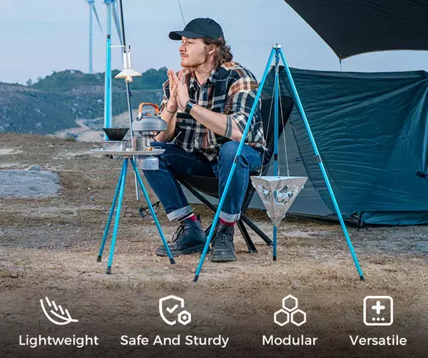 アウトドアの常識を覆す、多機能キャンプギア「HALOXEEN」“Makuake”にてプロジェクトを4月29日まで実施