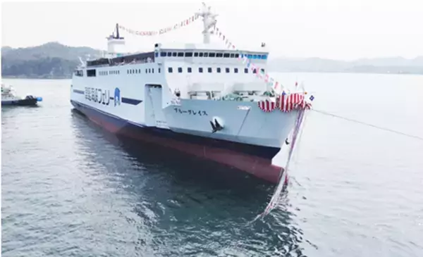 2025年8月8日より「室蘭～青森航路」に新造船登場！「ブルーグレイス」デビュー！(認可申請中)