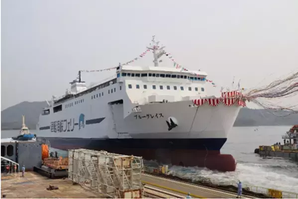 2025年8月8日より「室蘭～青森航路」に新造船登場！「ブルーグレイス」デビュー！(認可申請中)