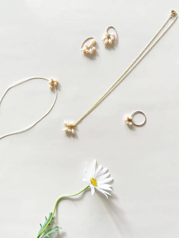 カリフォルニア発「ANCHOVY」のジュエリーが日本発売1周年！限定ジュエリー「フラワーパールリング」を4月27日まで予約販売