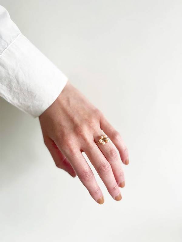 カリフォルニア発「ANCHOVY」のジュエリーが日本発売1周年！限定ジュエリー「フラワーパールリング」を4月27日まで予約販売