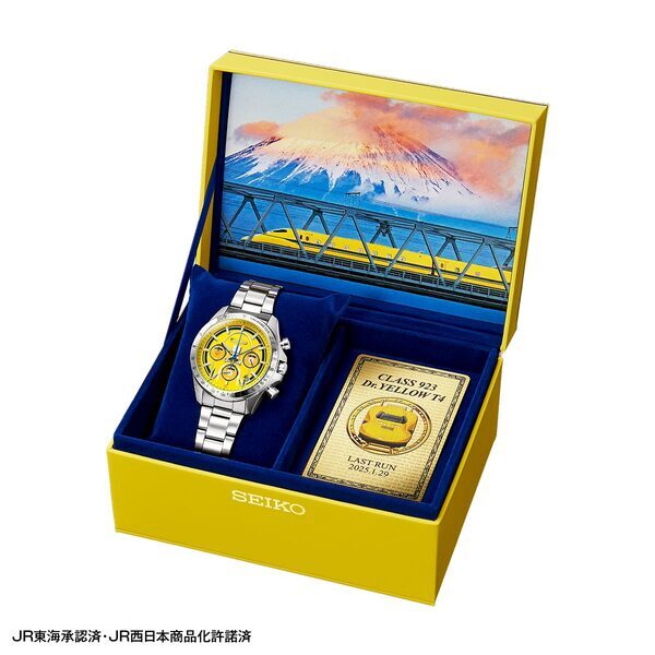 「幸せの黄色い新幹線」に感謝を込めて923形ドクターイエローT4の引退記念セイコーコラボウオッチが登場