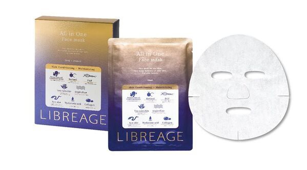 肌の若々しさを象徴するハリ・キメ・透明感・うるおいを体感し、素肌美を叶える　ヒト幹細胞培養液等を配合したリブラージュ オールインワンフェイスマスク新発売