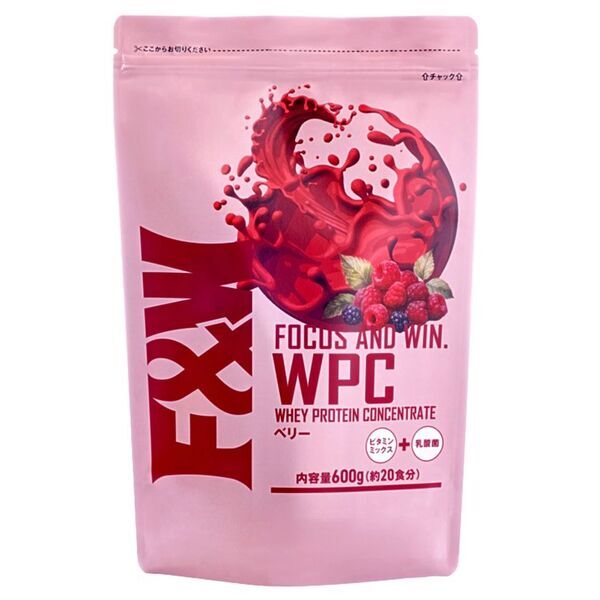 F&Wから“ビタミンと乳酸菌”を配合したホエイプロテインが登場！！組み合わせ抜群のクレアチンパウダーも販売開始予定