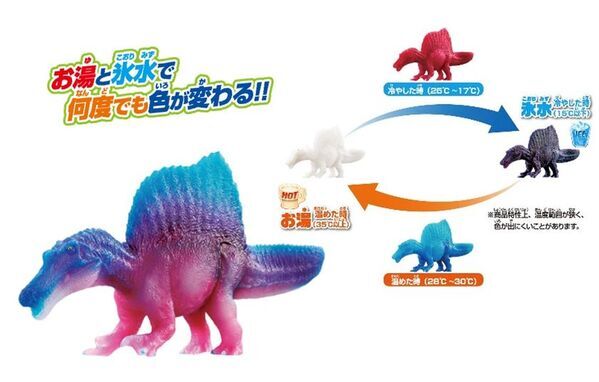 4色に色が変わる恐竜 かえちゃOh!!ワールド　最強恐竜 まほうのティラノサウルス 究極バトルフィールドが新登場！主な玩具専門店・量販店で、4月26日に発売いたします。