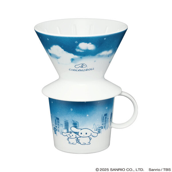 忙しい朝も、コーヒーを淹れてほっとひと息“ご自愛”タイムに♪『I.CINNAMOROLL』のコーヒードリッパー＆マグセットが登場！