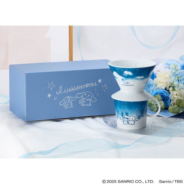 忙しい朝も、コーヒーを淹れてほっとひと息“ご自愛”タイムに♪『I.CINNAMOROLL』のコーヒードリッパー＆マグセットが登場！