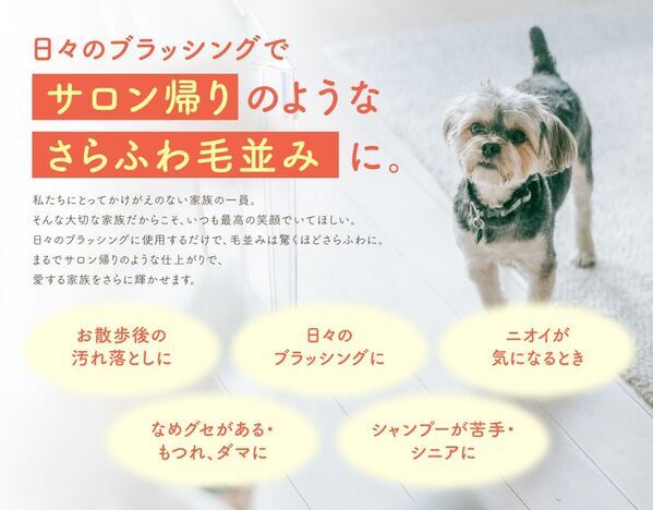 ビリープ、獣医師×化粧品会社共同開発のペットケア商品「PetcareDr.PRO グルーミングスプレー」をリニューアル！